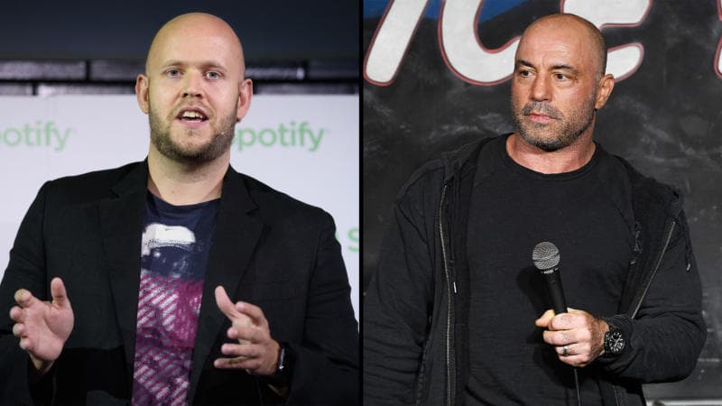 Spotify CEO Daniel Ek To Keep Joe Rogan On The Platform Amid The Podcaster's Racism Controversy Spotify CEO Daniel Ek To Keep Joe Rogan On The Platform Amid The Podcaster's Racism Controversy